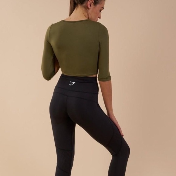 Gymshark Ballet Wrap Crop Top - Picture 2 of 4